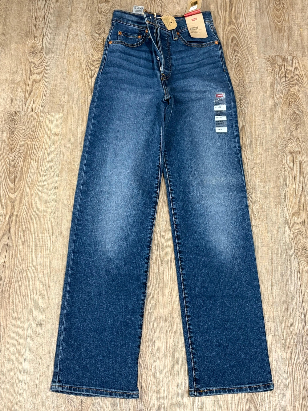 Levi's Women's High-Rise Straight Leg Jeans - Dark Blue